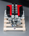 Dodge SRT Viper V10 engine lego Model front view