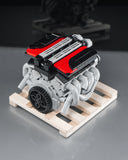 Dodge SRT Viper V10 engine lego Model rear view