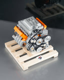 Supercharged Dodge Charger Challenger Mopar Hellcat Lego engine model