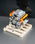 Supercharged Dodge Charger Challenger Mopar Hellcat Lego engine model