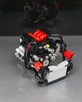 Nissan GTR VR38 VR38DETT engine lego model with intercooler