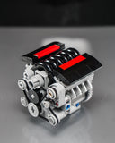 Black Chevrolet Chevy LS3 lego engine model